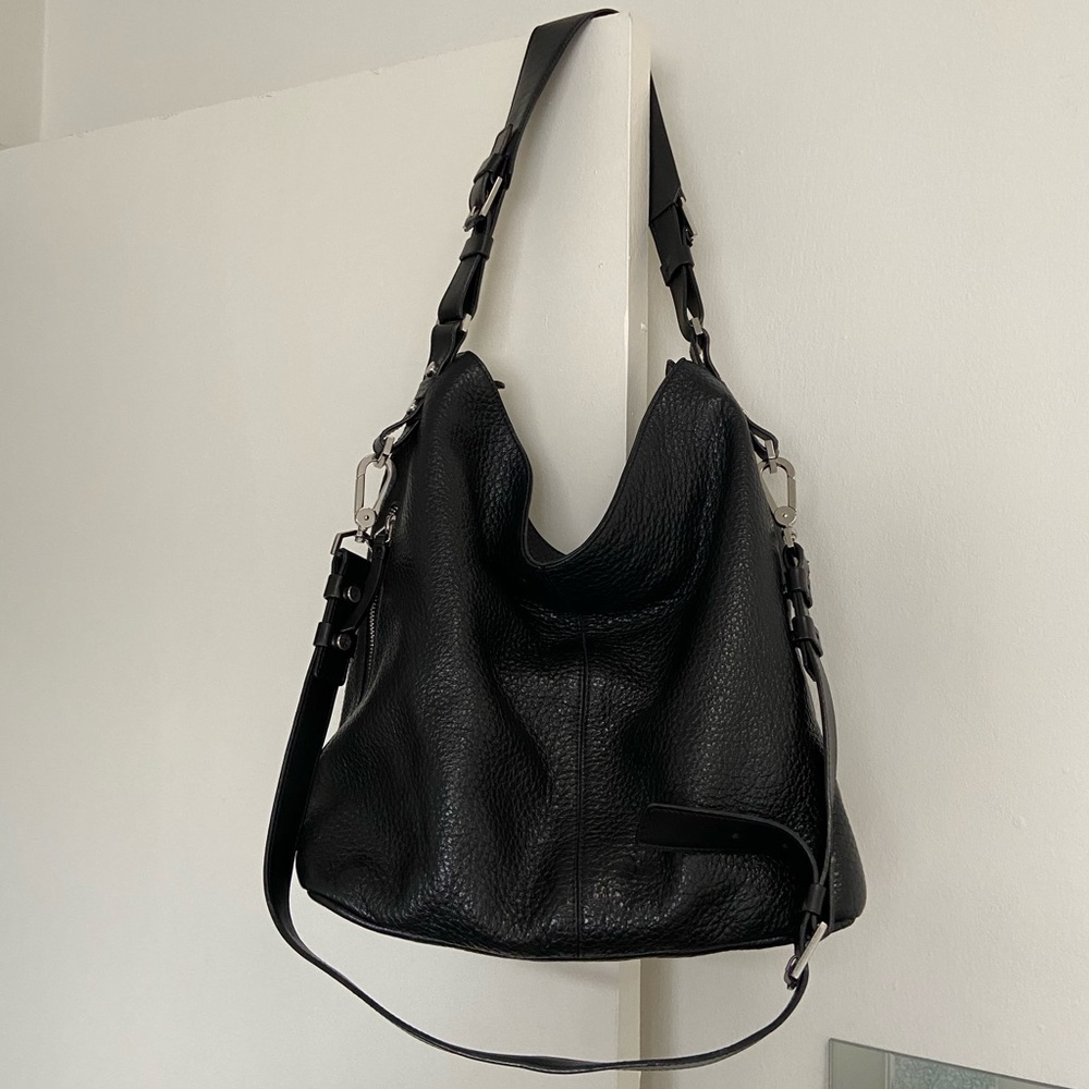 other stories - Grain Leather Hobo Bag